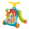 LEAN TOYS Walker Pusher Scooter Educational Table Interactive Panel 5 in 1 Colorful
