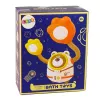 LEAN TOYS vandens vonios žaislas Meškiukas astronautas su vandens cirkuliacija ir siurbtukais