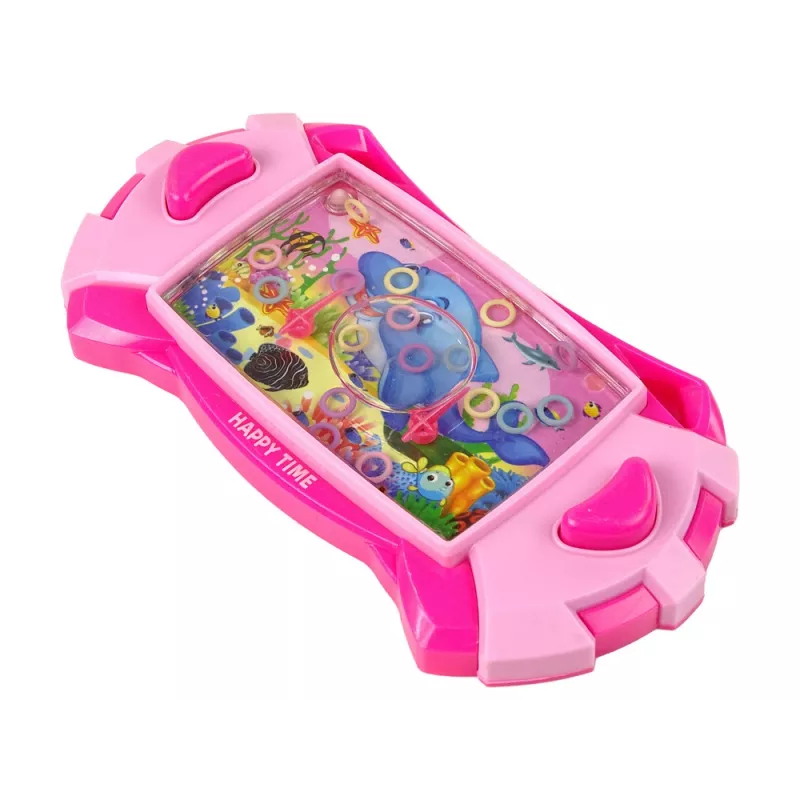 LEAN TOYS Water Dolphin Arcade Game Console Pink