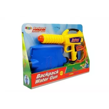 LEAN TOYS vandens pistoletas su 1080 ml rezervuaru geltonai mėlynas