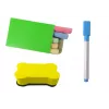 LEAN TOYS Wooden Education Board 2in1 Magnetic-Chalkboard su Priedais Skaičiavimo Lentele, Daugyba, Abėcėle