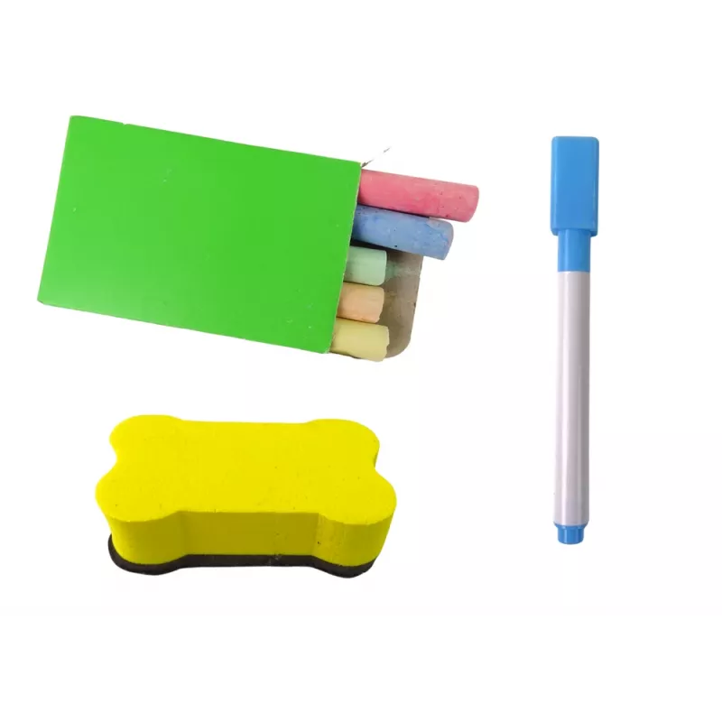 LEAN TOYS Wooden Education Board 2in1 Magnetic-Chalkboard su Priedais Skaičiavimo Lentele, Daugyba, Abėcėle