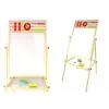 LEAN TOYS Wooden Education Board 2in1 Magnetic-Chalkboard su Priedais Skaičiavimo Lentele, Daugyba, Abėcėle