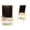 LEAN TOYS Wooden Education Board 2in1 Magnetic-Chalkboard su Priedais Skaičiavimo Lentele, Daugyba, Abėcėle