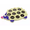 LEAN TOYS Wooden Educational Hedgehog with 10 Colorful Pawns