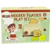 LEAN TOYS Mediniai skrudintuvo aksesuarai pusryčiams virtuvėje vaikams