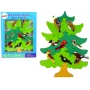 LEAN TOYS Wooden Tree Birds DIY Wooden Puzzle Blocks