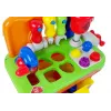 LEAN TOYS dirbtuvės kūdikiams rūšiuoklis įrankių rinkinys su garsu ir šviesa