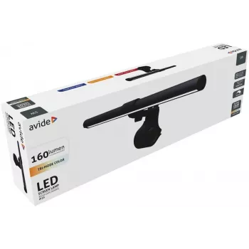 Avide LED Monitor Light with Clamp Mount 160lm USB 5W