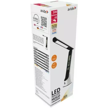 Avide LED stalinė lempa Hugo Black/White 6W Calendar