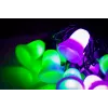 LED girlianda su varpeliais, 20 šiltų baltų LED, 2,5 m, maitinama baterijomis, auksinė