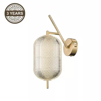 LED sieninis šviestuvas C2360-1C Gold