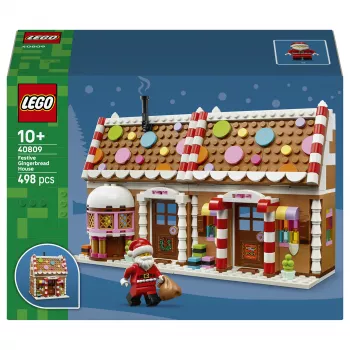 LEGO 40809 Kalėdinis meduolinis namelis – statybų rinkinys (136 dalių, nuo 7 metų)