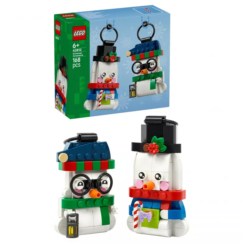 LEGO 40812 Sezoniniai sniego seniai Kalėdų dekoracijų statybos rinkinys (153 dalys)