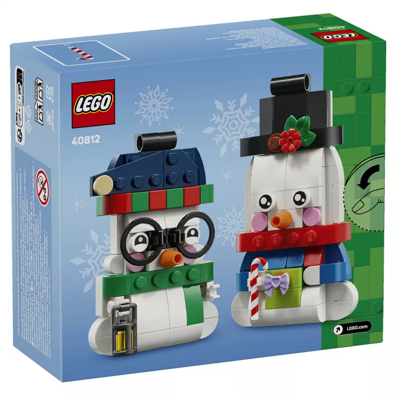 LEGO 40812 Sezoniniai sniego seniai Kalėdų dekoracijų statybos rinkinys (153 dalys)