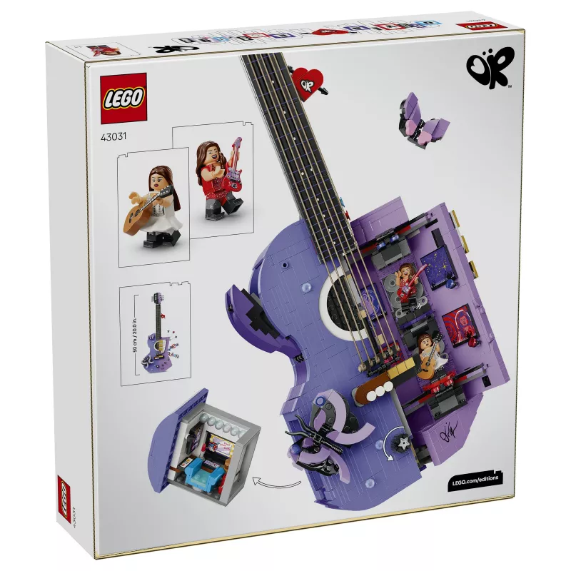 LEGO 43031 Bricks Editions Music Olivia Rodrigo dviguba gitara