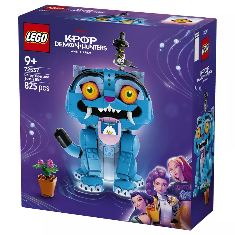 LEGO 72537 KPop demonų medžiotojai Derpy tigras ir Sussie paukštis konstruktorius
