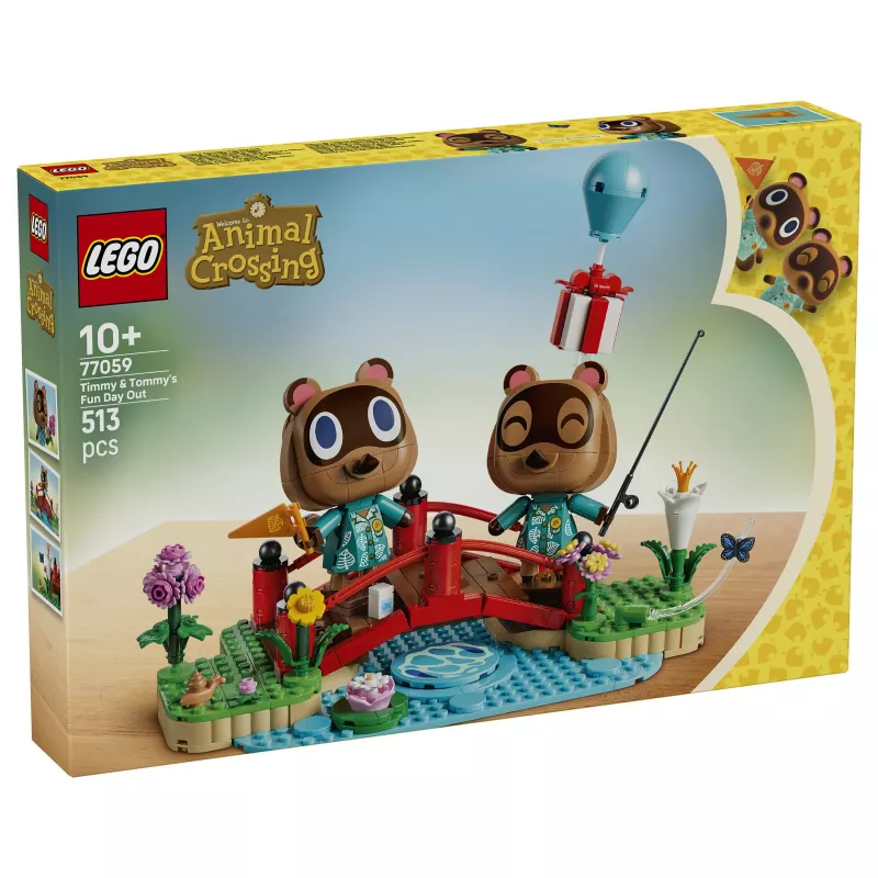 LEGO Animal Crossing Timmy & Tommy's Fun Day Out 77059 statybų rinkinys