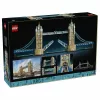 LEGO Architecture 21067 Tower Bridge statybų rinkinys (1176 dalys) – ikoniškas Londono orientyro modelis