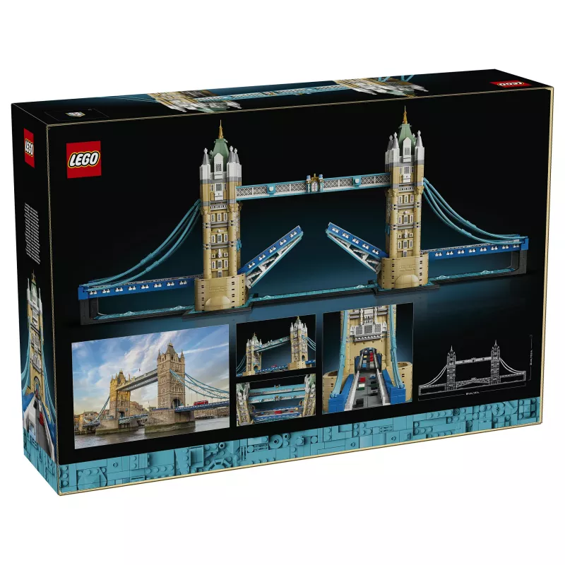 LEGO Architecture 21067 Tower Bridge statybų rinkinys (1176 dalys) – ikoniškas Londono orientyro modelis