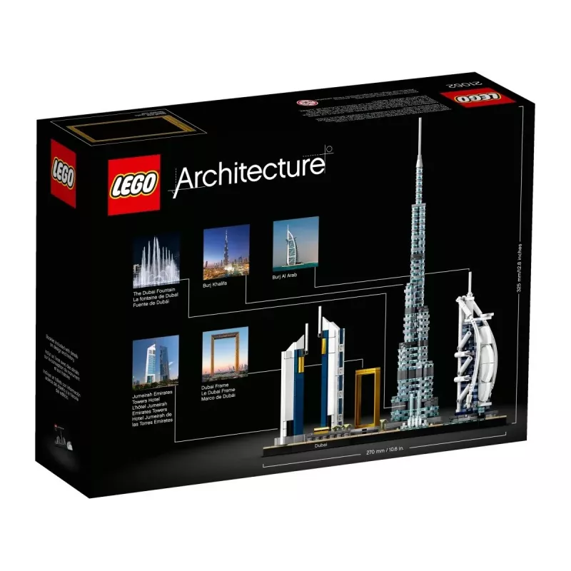 LEGO Architecture Dubajaus panoramos kolekcija 21052 Statybų rinkinys