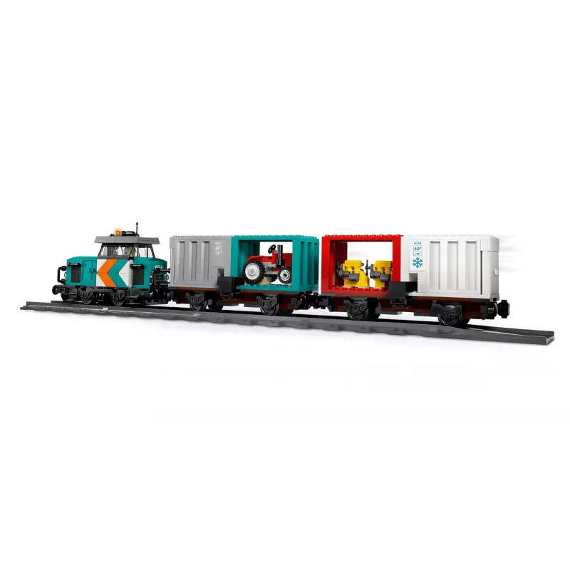 LEGO City 60509 Uosto krovininis traukinys su kranu ir sunkvežimiu