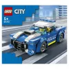 LEGO City Policijos automobilis 60312 Konstravimo rinkinys su minifigūrėle ir kelio kūgiu (94 dalys, nuo 5 metų)