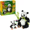 LEGO Creator Laukiniai gyvūnai rinkinys 3-in-1 konstravimo blokelių rinkinys (1171 vnt.)