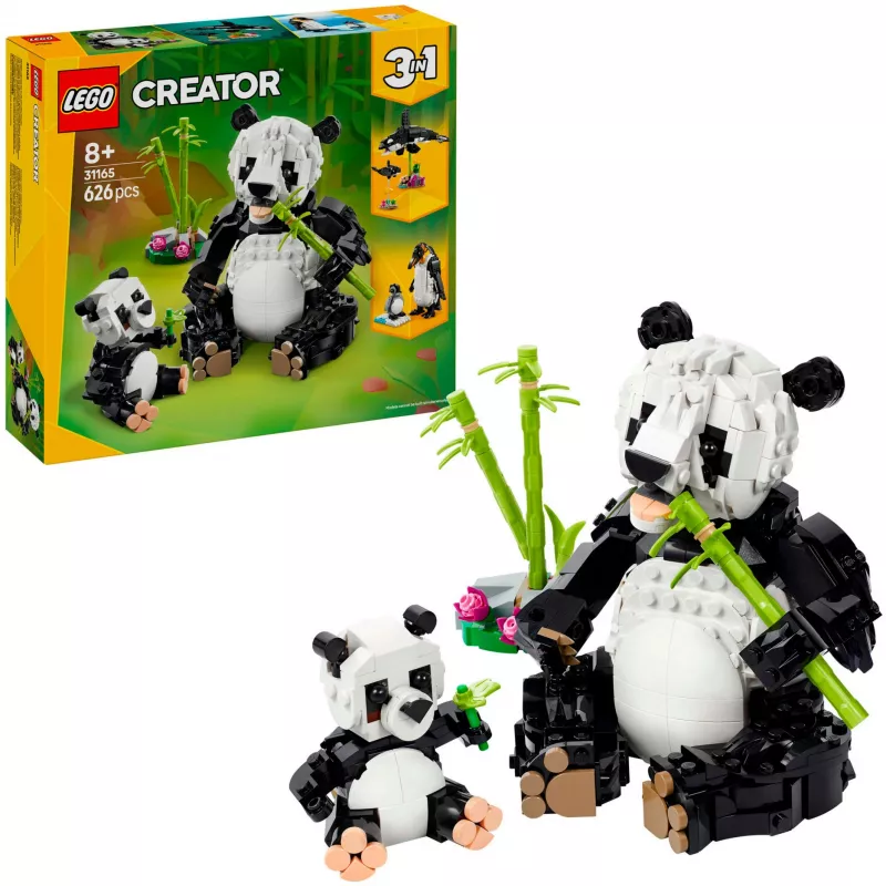 LEGO Creator Laukiniai gyvūnai rinkinys 3-in-1 konstravimo blokelių rinkinys (1171 vnt.)
