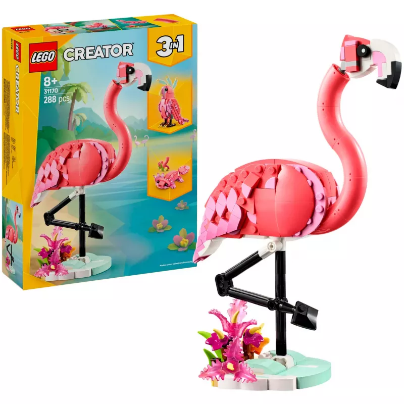 LEGO Creator Laukiniai gyvūnai rinkinys 3-in-1 konstravimo blokelių rinkinys (1171 vnt.)