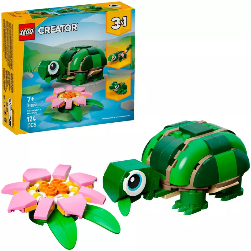 LEGO Creator Laukiniai gyvūnai rinkinys 3-in-1 konstravimo blokelių rinkinys (1171 vnt.)
