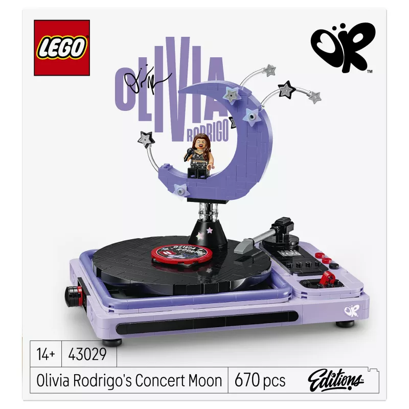 LEGO Disney Olivia Rodrigo koncerto mėnulis 43029 statybos rinkinys (174 dalys, nuo 6 metų)