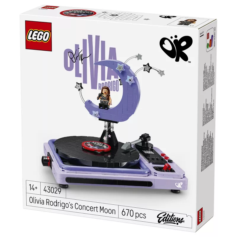 LEGO Disney Olivia Rodrigo koncerto mėnulis 43029 statybos rinkinys (174 dalys, nuo 6 metų)