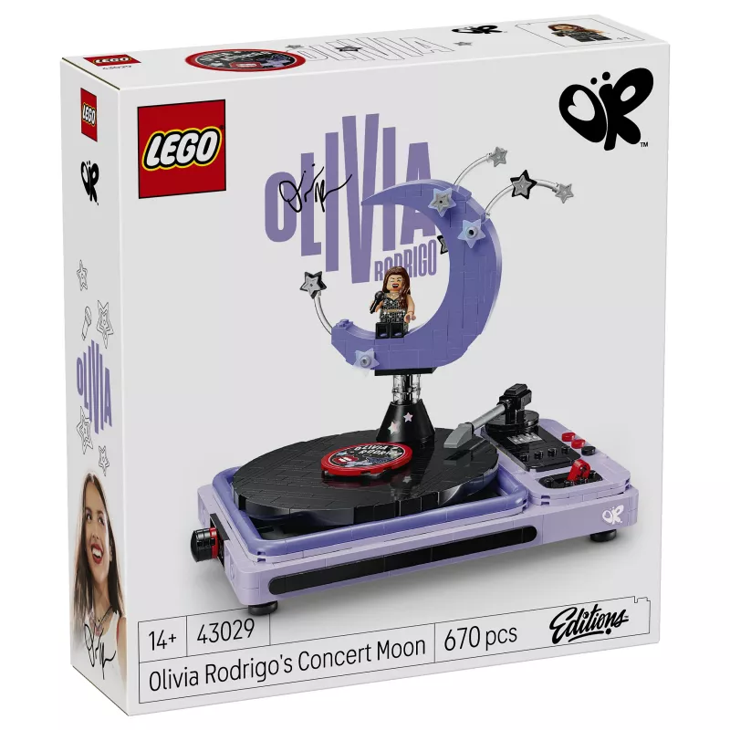 LEGO Disney Olivia Rodrigo koncerto mėnulis 43029 statybos rinkinys (174 dalys, nuo 6 metų)