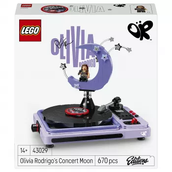 LEGO Disney Olivia Rodrigo koncerto mėnulis 43029 statybos rinkinys (174 dalys, nuo 6 metų)