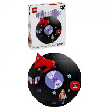 LEGO DOTS 43028 Olivia Rodrigo's Vinyl Record - kūrybinis rinkinys