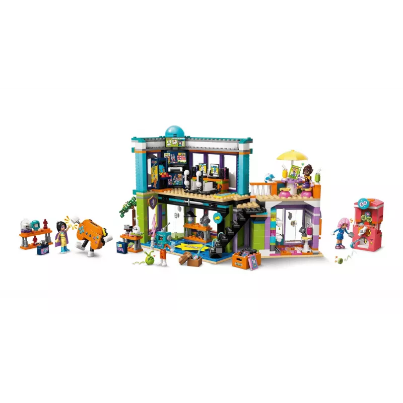 LEGO Friends 42674 Komiksų ir žaidimų parduotuvės statybos rinkinys