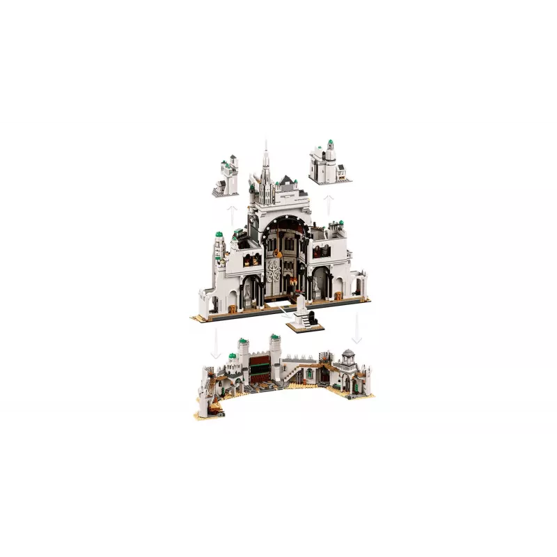 LEGO ICONS 11377 Žiedų valdovas: Minas Tirith