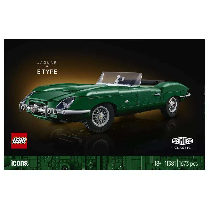 LEGO Icons 11381 Jaguar E-Type statybų rinkinys (1458 dalys)