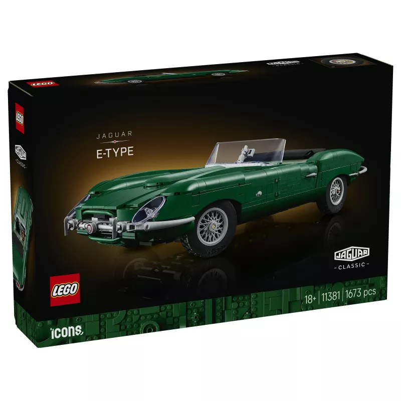 LEGO Icons 11381 Jaguar E-Type statybų rinkinys (1458 dalys)