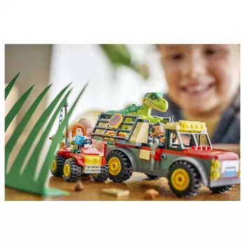LEGO Jurassic World 77978 Jaunojo T. rex transportavimo sunkvežimio konstruktorius