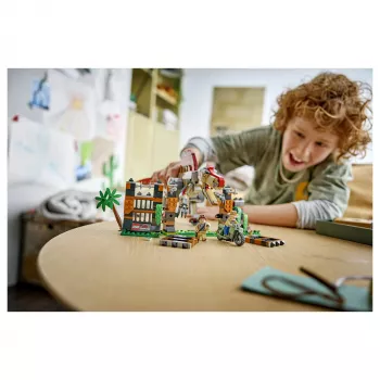 LEGO Jurassic World 77982 Spinosaurus Dinosaur Escape Building Set su Owen Grady ir Claire Dearing minifigūrėlėmis (248 dalių)