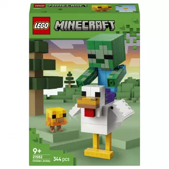 LEGO Minecraft 21582 Chicken Jockey statybos rinkinys