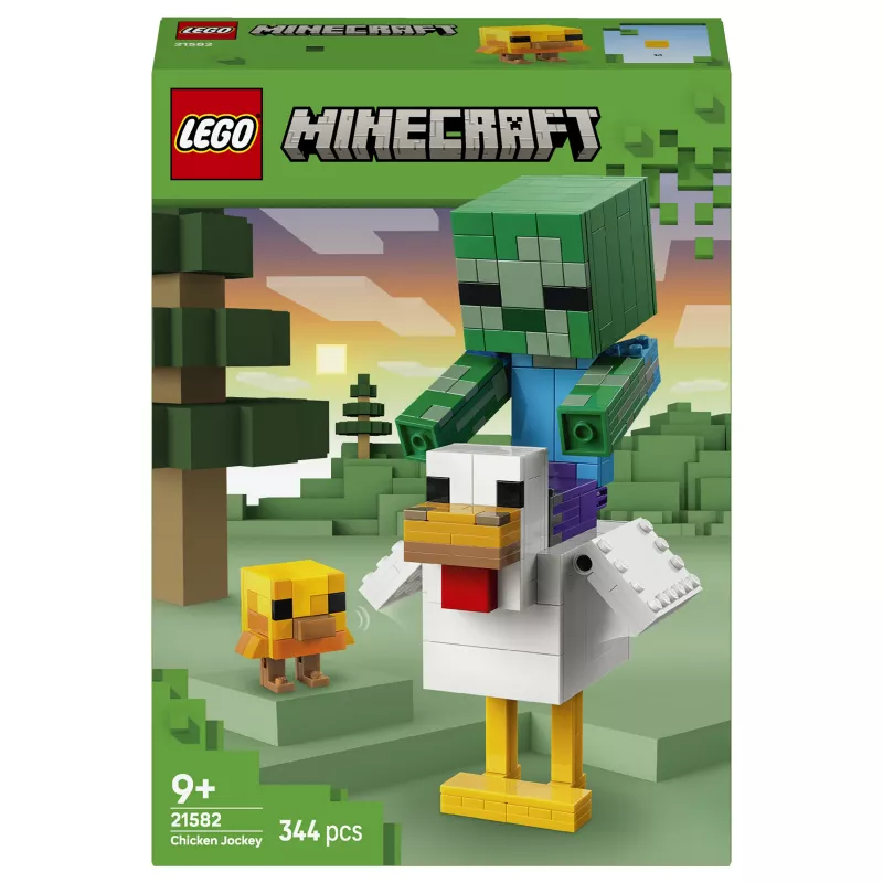 LEGO Minecraft 21582 Chicken Jockey statybos rinkinys