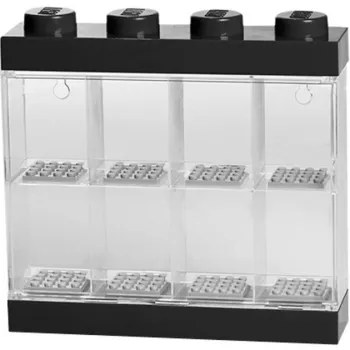 LEGO Minifigure Display Case 8 Black (Black/Transparent) by Room Copenhagen