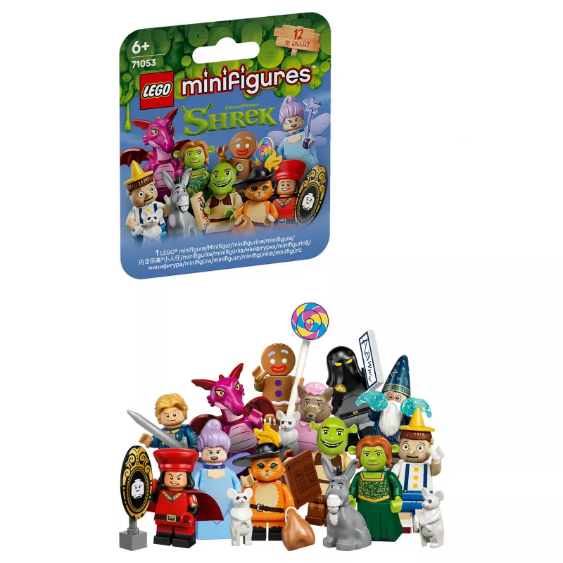 LEGO Minifigūrėlės 71053 Šrekas serija (1 atsitiktinė minifigūrėlė) Blind Bag