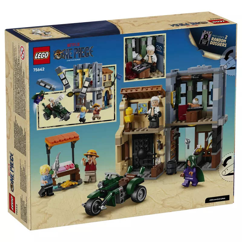 LEGO One Piece 75642 Showdown with Captain Smoker statybų rinkinys