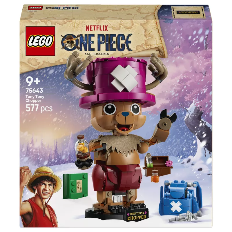 LEGO One Piece 75643 Tony Tony Chopper Konstrukcinis rinkinys (250 dalių)