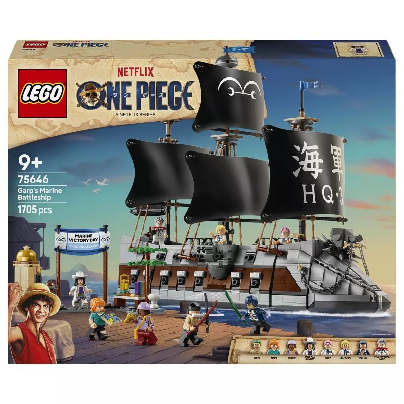 LEGO One Piece 75646 Garp's Marine Battleship statybų rinkinys