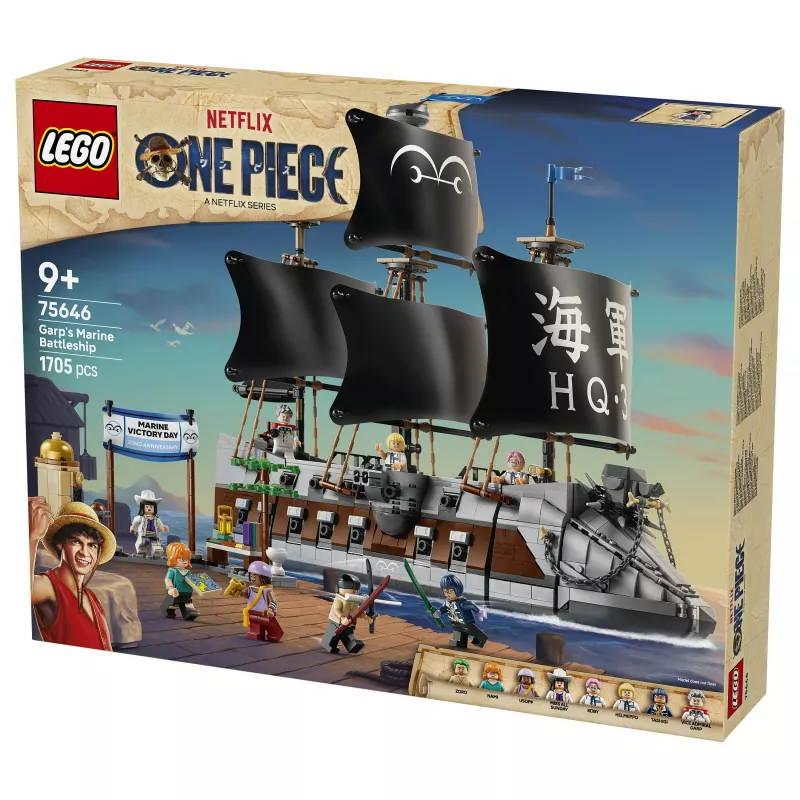 LEGO One Piece 75646 Garp's Marine Battleship statybų rinkinys